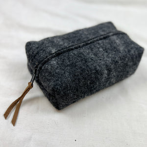 BIDYUT Unisex Boxy Felt Pouch Pencil Case Desk Tidy