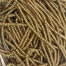 CHANDRA Handmade Minimalist Drum Brass Bead Necklace