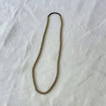 CHANDRA Handmade Minimalist Drum Brass Bead Necklace