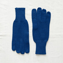 DEENA Luxury Soft Fine Knit Merino Ladies Gloves Moody Blue