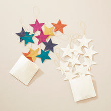 DEEPIKA Lokta Paper Star Hanging Decoration 10pc Set