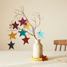 DEEPIKA Lokta Paper Star Hanging Decoration 10pc Set