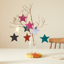 DEEPIKA Lokta Paper Star Hanging Decoration 10pc Set