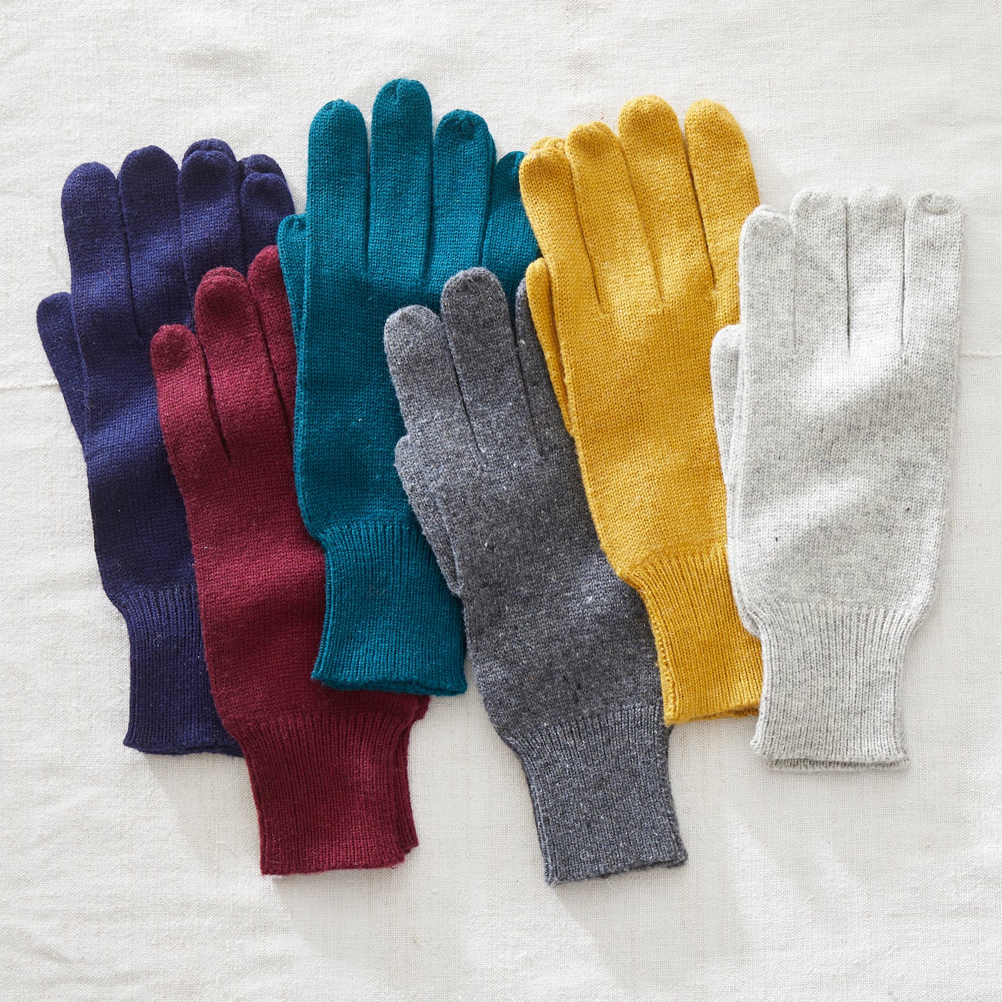 DEV Luxury Soft Fine Knit Merino Mens Gloves