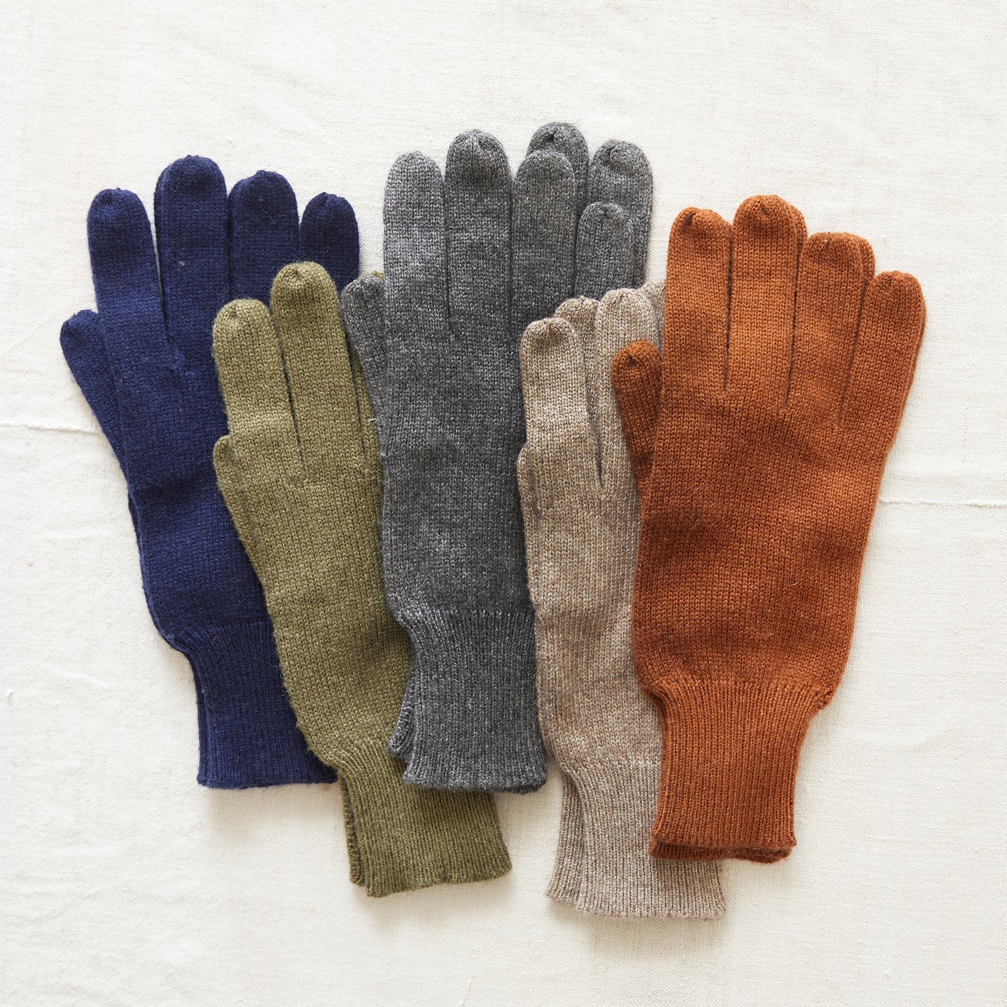 DEV Luxury Soft Fine Knit Merino Mens Gloves