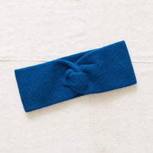 DISHITA Luxury Soft Merino Twist Earwarmer Headband Moody Blue