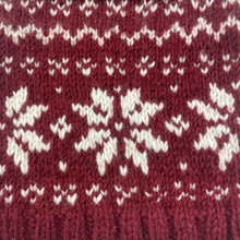 HIMANI Nordic Snowflake Lined Wool Neckwarmer Scarf