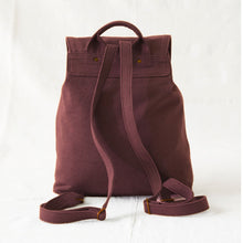 LAKSHYA Unisex Canvas Backpack Vegan 100% Cotton Chilli Brown