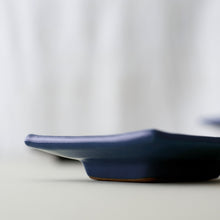 MAATI Handmade Glazed Stoneware Rectangular Soap Dish Cobalt Blue