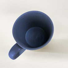 YALU Part Glazed Three Tone Ombre Stoneware Mug Ocean Blue