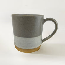 YALU Part Glazed Three Tone Ombre Stoneware Mug Seafoam Beige
