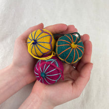 NAINA Embroidered Eco Beaded Felt Bauble Art Deco