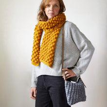 SUMAN Crochet Boho Bobble Cross Body Handbag