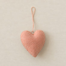 HAIYA Beaded Felt Heart Christmas New Baby Decor Pink Grapefruit