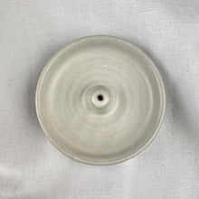 ISLA Stoneware Ceramic Round Incense Stick Holder Cream