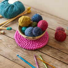 MILDO Handmade Felt Ball Table Mat Trivet