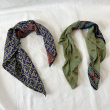 MOHINI Recycled Sari Hair Neck Scarf Square 55cm