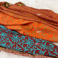 MOHINI Recycled Sari Hair Neck Scarf Square 55cm