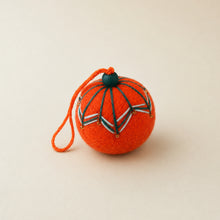 NAINA Embroidered Eco Beaded Felt Bauble Art Deco Set 3 Vivid