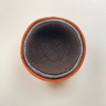 NEERJA Stacking Trinket Pots Felt Azo Free 3pc Set Autumn