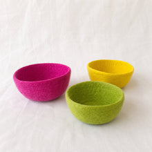 NEERJA Stacking Trinket Pots Felt Azo Free 3pc Set Gelato