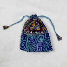 NIRMALA Recycled Sari Fabric Refillable Lavender Bag