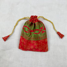 NIRMALA Recycled Sari Fabric Refillable Lavender Bag