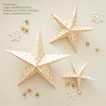 PARVESH Lokta Paper Folding Star Eco Christmas Decor