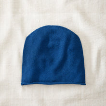 PAVA Soft Merino Unisex Slouch Beanie Hat Moody Blue