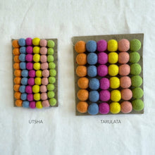 TARULATA & UTSHA Boho Felt Ball Pompom Garlands 200cm Gelato