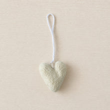 RATISH Mini Felt Heart Hanging Decoration Cream