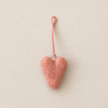 RATISH Mini Felt Heart Hanging Decoration Pink Grapefruit