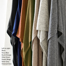 RISI Luxury Soft Fine Knit Merino Cowl Poncho