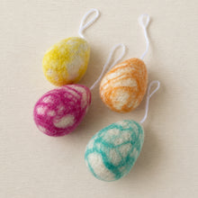 RITA Eco Felt Easter Egg Hanging Decoration Marble Orange Mango