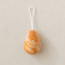 RITA Eco Felt Easter Egg Hanging Decoration Marble Orange Mango