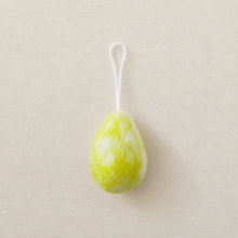 RITA Eco Felt Easter Egg Hanging Decoration Marble Papaya Yellow