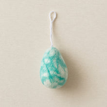 RITA Eco Felt Easter Egg Hanging Decoration Marble Sea Glass