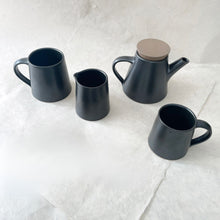 JOSILO Handmade Glazed Stoneware Teapot Dark Brown