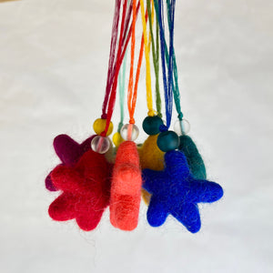 SUDARI Mini Felt Star Hanging Decoration