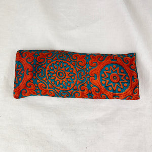 SALMEE Sari Fabric Weighted Aromatherapy Eye Pillow