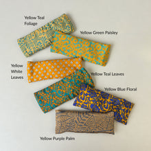 SALMEE Sari Fabric Weighted Aromatherapy Eye Pillow Yellows