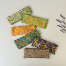 SALMEE Sari Fabric Weighted Aromatherapy Eye Pillow Yellows