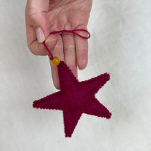 SAPNA Beaded Felt Star Christmas New Baby Decor