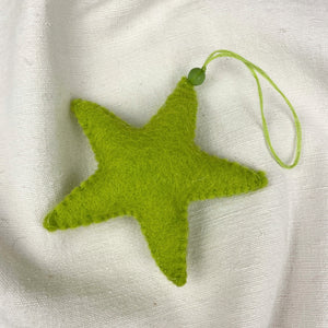 SAPNA Beaded Felt Star Christmas New Baby Decor