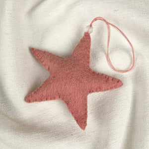 SAPNA Beaded Felt Star Christmas New Baby Decor