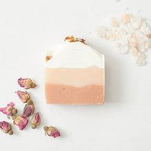 Handcrafted Rose Geranium Patchouli Kaolin Clay Soap Bar
