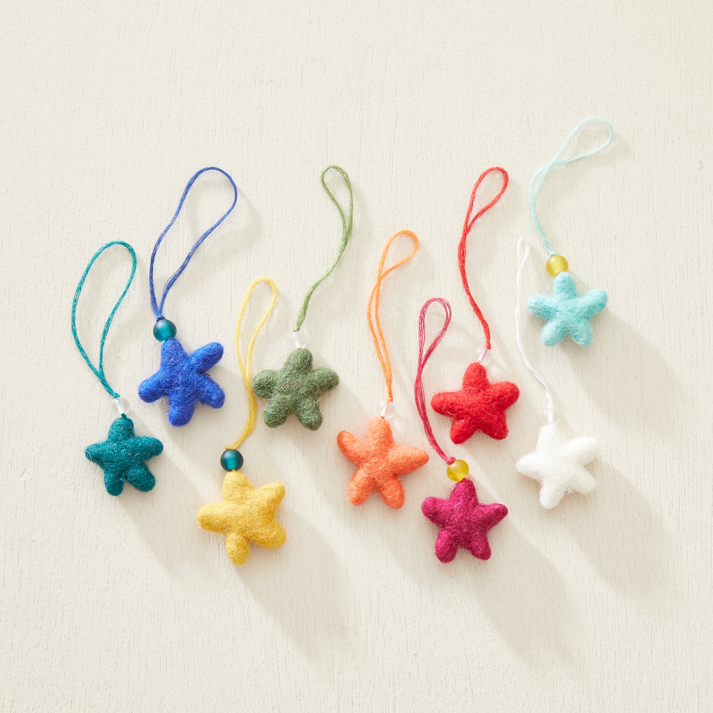 SUDARI Mini Felt Star Hanging Decoration