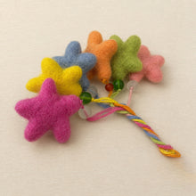 SUDARI Mini Felt Star Hanging Decoration Gelato Set 6