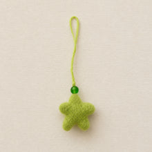 SUDARI Mini Felt Star Hanging Decoration Green Tea