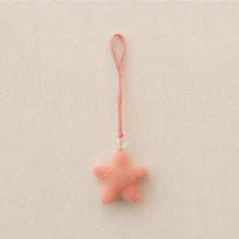 SUDARI Mini Felt Star Hanging Decoration Pink Grapefruit